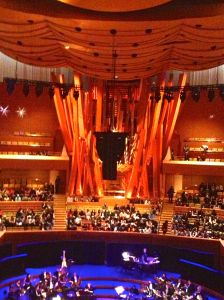 Interior of Disney Concert Hall